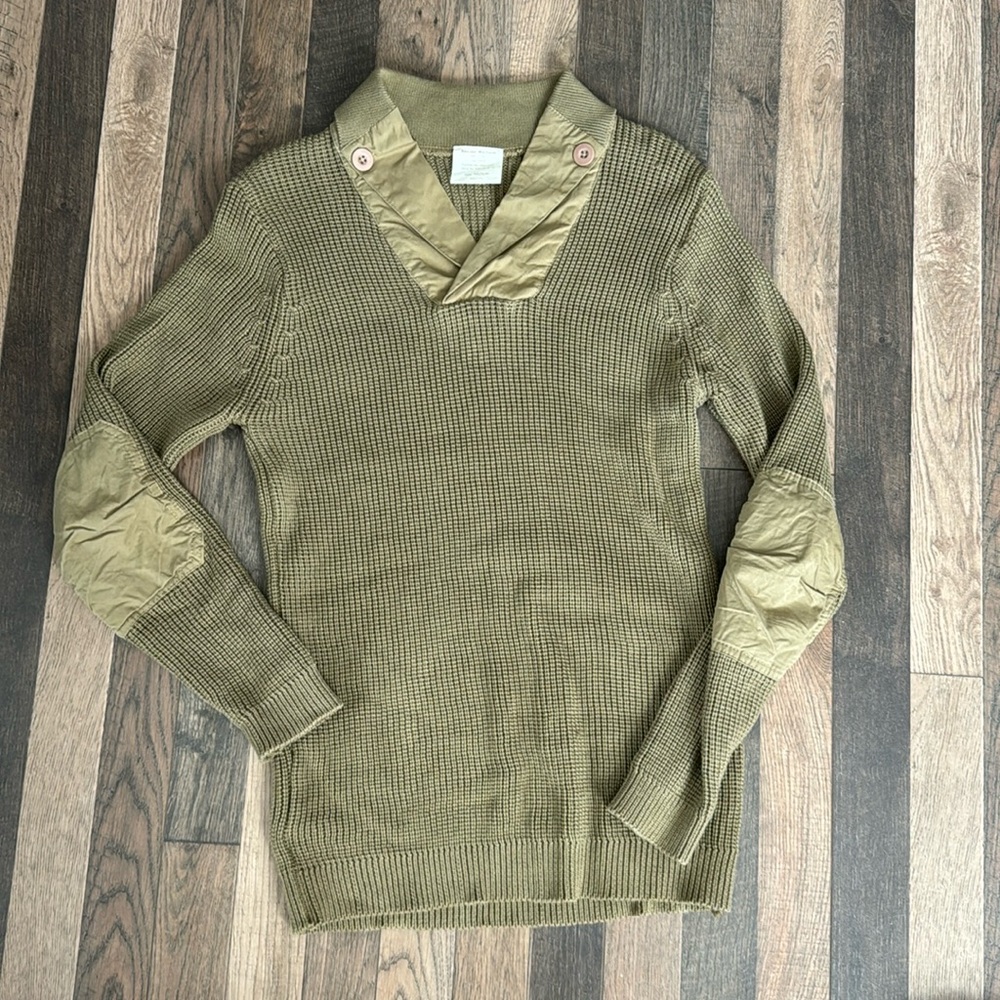 Medium Rothco Vintage Army Mechanic Sweater Khaki